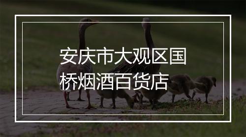 安庆市大观区国桥烟酒百货店