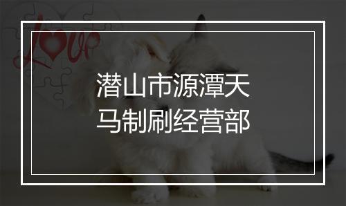 潜山市源潭天马制刷经营部