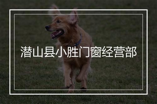 潜山县小胜门窗经营部