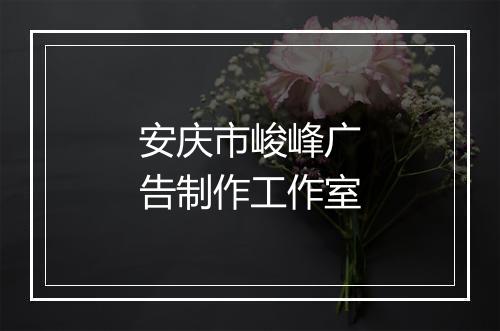 安庆市峻峰广告制作工作室