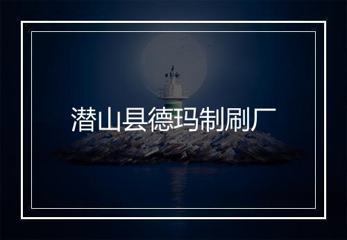 潜山县德玛制刷厂