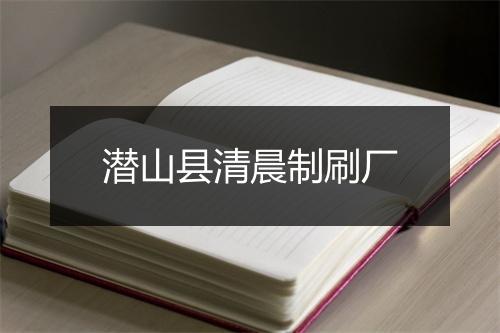 潜山县清晨制刷厂