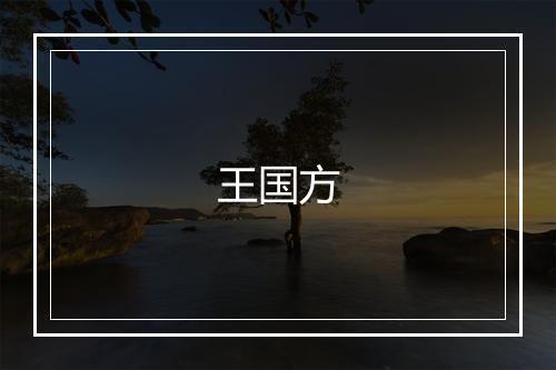 王国方