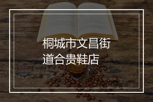 桐城市文昌街道合贵鞋店