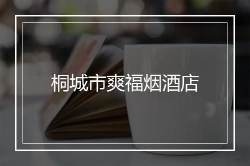 桐城市爽福烟酒店
