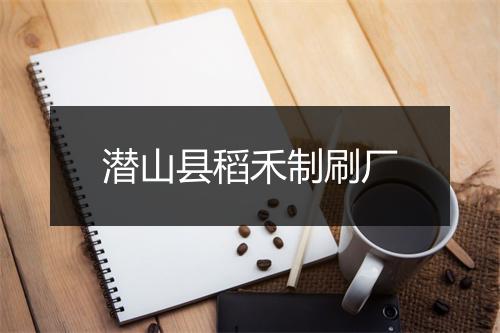 潜山县稻禾制刷厂