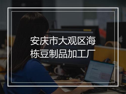 安庆市大观区海栋豆制品加工厂