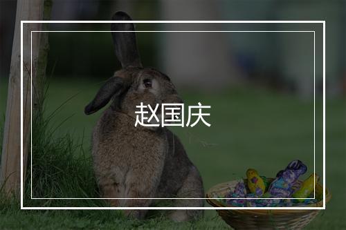 赵国庆