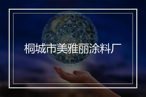 桐城市美雅丽涂料厂