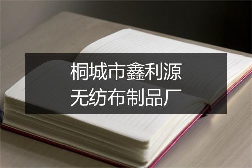 桐城市鑫利源无纺布制品厂