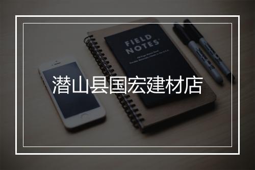 潜山县国宏建材店