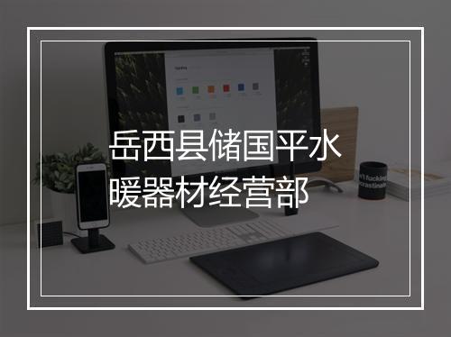 岳西县储国平水暖器材经营部