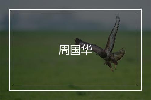 周国华