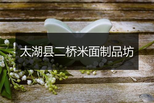 太湖县二桥米面制品坊