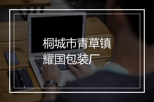 桐城市青草镇耀国包装厂