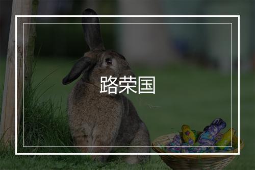 路荣国
