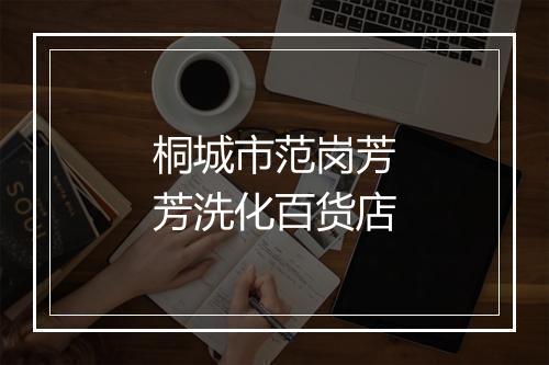 桐城市范岗芳芳洗化百货店