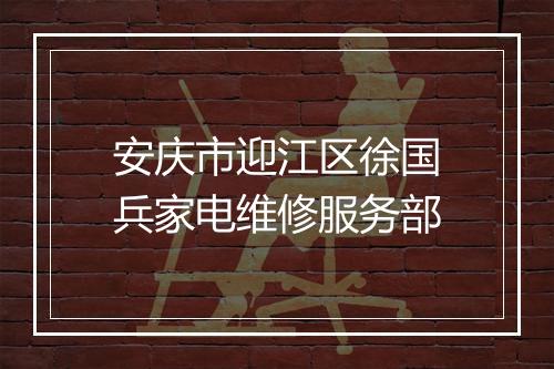 安庆市迎江区徐国兵家电维修服务部