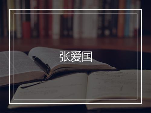 张爱国