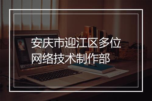 安庆市迎江区多位网络技术制作部