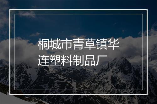桐城市青草镇华连塑料制品厂