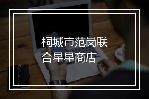 桐城市范岗联合星星商店