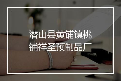 潜山县黄铺镇桃铺祥圣预制品厂