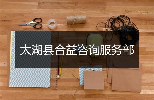 太湖县合益咨询服务部