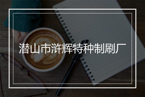 潜山市浒辉特种制刷厂