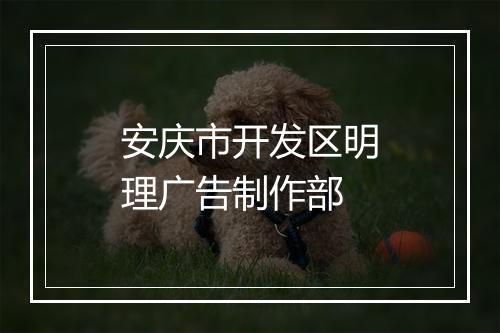 安庆市开发区明理广告制作部