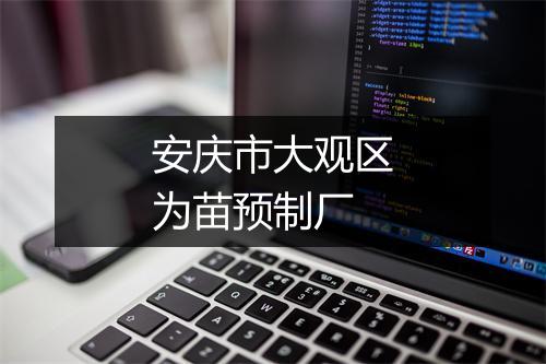 安庆市大观区为苗预制厂