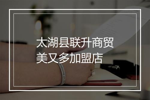 太湖县联升商贸美又多加盟店