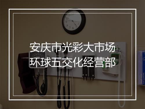 安庆市光彩大市场环球五交化经营部