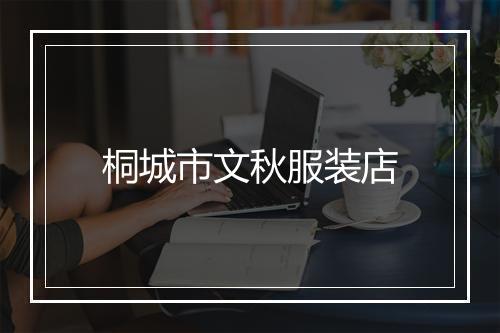 桐城市文秋服装店
