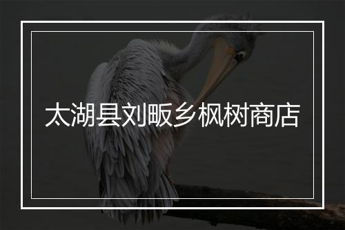 太湖县刘畈乡枫树商店