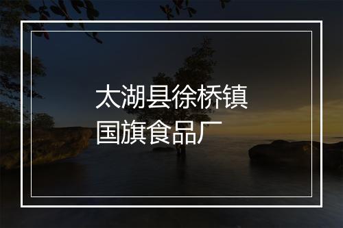 太湖县徐桥镇国旗食品厂