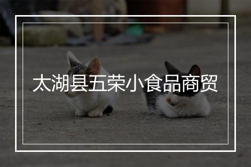 太湖县五荣小食品商贸