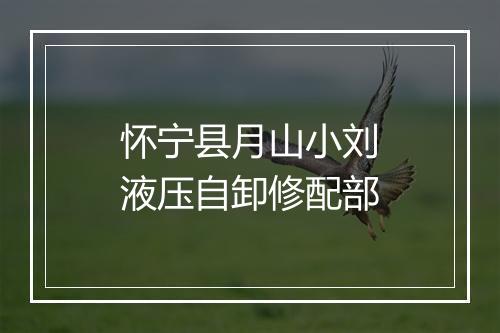 怀宁县月山小刘液压自卸修配部