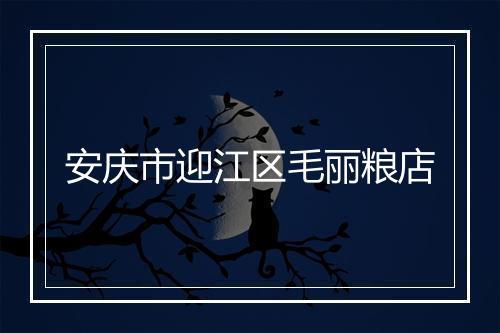 安庆市迎江区毛丽粮店