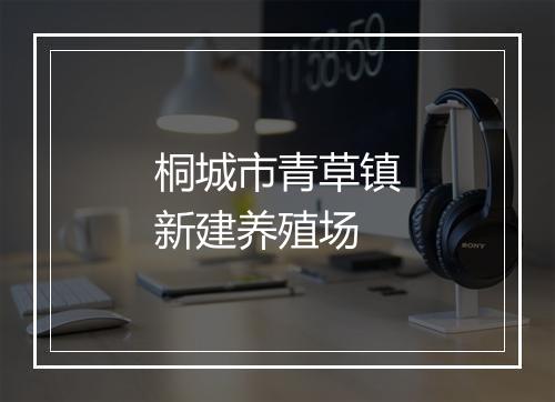 桐城市青草镇新建养殖场