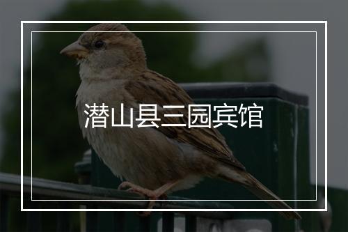潜山县三园宾馆