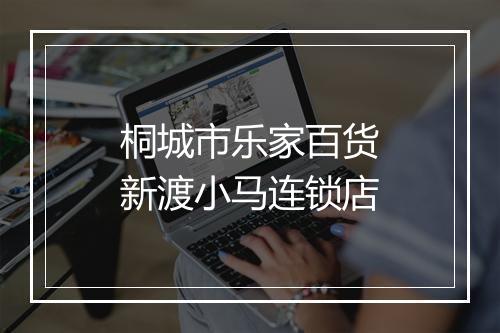 桐城市乐家百货新渡小马连锁店