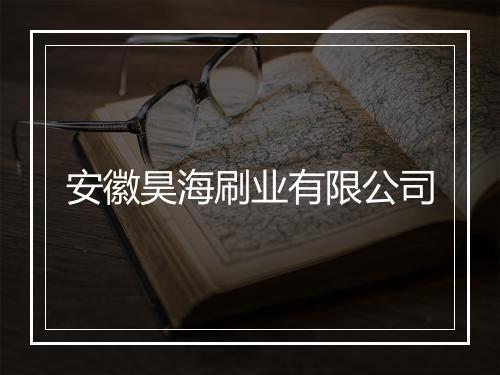 安徽昊海刷业有限公司