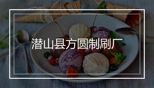 潜山县方圆制刷厂