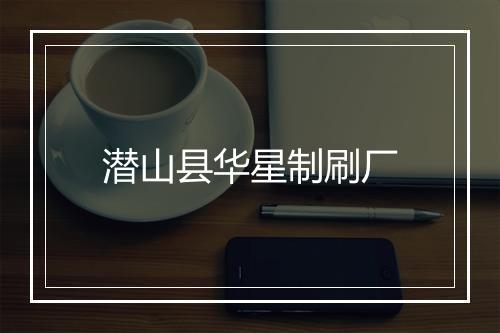 潜山县华星制刷厂