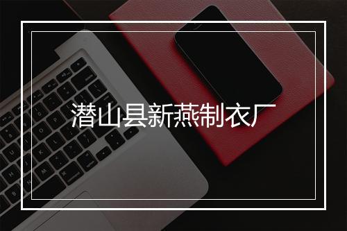 潜山县新燕制衣厂