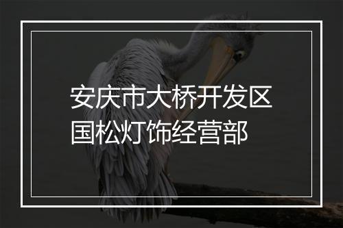安庆市大桥开发区国松灯饰经营部