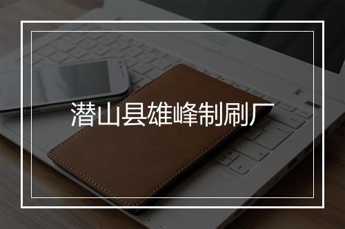 潜山县雄峰制刷厂