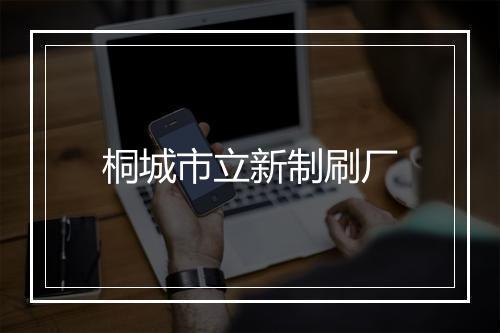 桐城市立新制刷厂