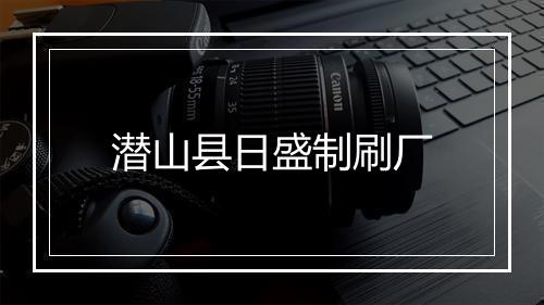 潜山县日盛制刷厂